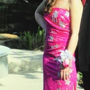 Sean collection hot pink prom dress size s